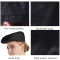 Miniatyrbilde 2 av 5: 3-delt hatt med unisex nett for matlaging, catering og bakeri