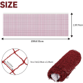Miniatyrbillede 2 af 5: Foldbar Badminton Net, Bærbar Badminton Net, 610 x 76 cm Volleyball Net, Justerbar Foldbar og Holdbar Udendørs Badminton Net til Indendørs eller Udendørs Sport (Vinrød)