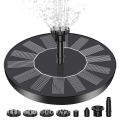 Miniatyrbillede 1 af 5: Solcelledrevet springvand til udendørs 1,5W - 2023 opgraderet solcelledrevet springvand til udendørs - med 6 effekter - solcelledrevet pumpe til udendørs have, fuglebad, dam, fiskeskål