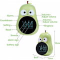Miniatyrbillede 2 af 5: Multifunktionelt vækkeur Mini Student Program Elektronisk ur