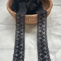 Miniatyrbild 1 av 5: 5 meter spetsband - Delikat svart, 15 meter - Blommigt band för bröllop/bruddekoration, DIY, sömnad, heminredning