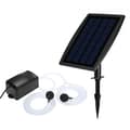 Solardriven vattenpump syrepump fontän, solsyrepump för damm,