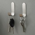 Miniatyrbillede 3 af 5: 8 stk. selvklæbende kroge i rustfrit stål, til håndklæder, nøgler, hjem, køkken, badeværelse, rustfri og vandtæt