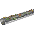 Miniatyrbilde 5 av 5: Bredde 16cm * lengde 6m (15 stk spiker) Internasjonal takrennebeskyttelse