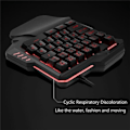 Miniatyrbild 4 av 5: G92 Enhands Gamingtangentbord/Färgglad RGB-bakgrundsbelyst speltangentbord