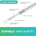 Miniatyrbillede 2 af 4: 1,50 m anti-twist og anti-twist bruseslange, bruseslange PVC sho