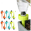 Miniatyrbilde 1 av 5: 12 stk justerbare vanningssett for dryppvanning, automatisk dryppvanning for planter med kontrollventil for hage, hjem, innendørs og utendørs