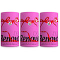 Miniatyrbillede 1 af 3: Pink Renova Papirhåndklæde 27.4 M 2-Lags 120 Ark 3 Ruller pink