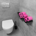 Miniatyrbilde 2 av 4: Rosa Toalettpapir Renova Parfymert 16,1m 3-Lags 140 Ark 6 Ruller rosa