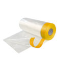 Miniatyrbillede 3 af 10: 4x Stænksikker malerfolie med Washi-tape – Speedy Mask 55 cm x 33 m 55cm/33m