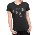 Pikkukuva 1 / 5: Kiss - 1974 Naisten T-Paita Black XL