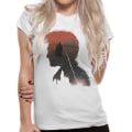 Miniatyrbillede 2 af 4: Harry Potter - Battle Silhouette  T-Shirt, Kvinder White L