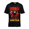 Miniatyrbillede 1 af 4: Kiss - Love Gun    T-shirt til børn Black 140