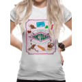 Miniatyrbilde 2 av 4: Harry Potter - Honeydukes Fitted T-Skjorter White L