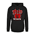 Miniatyrbillede 1 af 3: Dio - We Rock Hoodie Black L