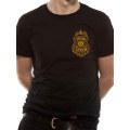 Pikkukuva 1 / 3: DC Comics BATMAN ARKHAM KNIGHT - GCPD BADGE T-Paita (UNISEX) Black S