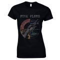 Miniatyrbillede 1 af 3: Pink Floyd Wish you were here  T-shirt til kvinder Black L