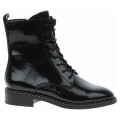 Miniatyrbillede 1 af 6: Støvletter Tamaris Black Patent Sort 39