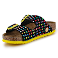 Miniatyrbillede 4 af 7: Tøffel Birkenstock Arizona Rivet Logo Sort 26