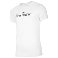 Miniatyrbillede 1 af 2: T-shirts 4F NOSH4 TSM005 Hvid 176 - 179 cm/M