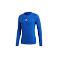 Pikkukuva 1 / 5: T-paidat Adidas Alphaskin LS Vaaleansiniset 158 - 163 cm/XS