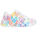 Pikkukuva 3 / 6: Puolikengät Skechers Uno Lite Spread The Love Valkoiset 39