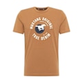 Miniatyrbillede 1 af 7: T-shirts Mustang Alexia C Print Brun 170 - 175 cm/M