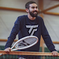 Pikkukuva 3 / 3: T-paidat Tecnifibre Training Tee Longsleeves Tummansininen 178 - 182 cm/M