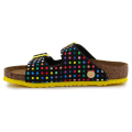 Miniatyrbillede 5 af 7: Tøffel Birkenstock Arizona Rivet Logo Sort 32