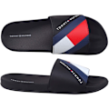 Miniatyrbillede 3 af 3: Tøffel Tommy Hilfiger Flag Pool Slide Sort 35