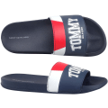 Miniatyrbillede 3 af 3: Tøffel Tommy Hilfiger Varsity Print Hvid,Rød,Blå 37