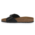 Miniatyrbillede 3 af 5: Tøffel Birkenstock Madrid Big Metallic Blk Calz S Sort 37