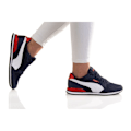 Miniatyrbillede 4 af 7: Sneakers low Puma ST Runner V3 Mesh JR Hvid,Flåde,Rød 38.5
