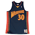 Miniatyrbillede 1 af 2: Mitchell & Ness Nba Golden State Warriors Steph Curry 0910 Swing Sort,Flåde 193 - 197 cm/XXL