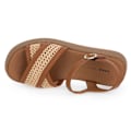 Miniatyrbillede 4 af 5: Sandaler Frau Rafia Macrame Ecru Brun 36