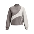 Miniatyrbillede 1 af 8: Sweatshirts Under Armour Unstoppable Flc Crop Crew Grå 168 - 172 cm/M