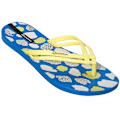 Miniatyrbillede 1 af 4: Flip-flops Ipanema Mais Tiras Print Fem Blå,Hvid,Gul 40