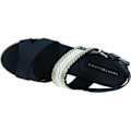 Miniatyrbillede 5 af 6: Sandaler Tommy Hilfiger Golden Webbing Mid Wedge Sort 40