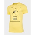 Miniatyrbillede 3 af 4: T-shirts 4F H4L22TSM03373S Gul 179 - 182 cm/L