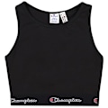 Miniatyrbillede 1 af 5: T-shirts Champion Script Logo Waist Racer Back Sports Sort 158 - 162 cm/XS