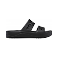Miniatyrbillede 1 af 4: Tøffel Crocs Baya Platform Sort,Hvid 41