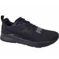 Miniatyrbillede 1 af 6: Sneakers low Puma Wired Run Pure JR Sort 35.5