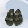Miniatyrbillede 7 af 7: Tøffel Birkenstock Arizona Birkoflor Sort 41