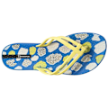Miniatyrbillede 3 af 4: Flip-flops Ipanema Mais Tiras Print Fem Blå,Hvid,Gul 40