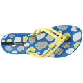 Miniatyrbillede 3 af 4: Flip-flops Ipanema Mais Tiras Print Fem Hvid,Blå,Gul 38