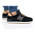 Miniatyrbillede 3 af 7: Sneakers low New Balance 574 Guld,Sort 41.5