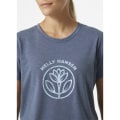Pikkukuva 3 / 6: T-paidat Helly Hansen W Skog Recycled Graphic Tee Vaaleansiniset 166 - 170 cm/M