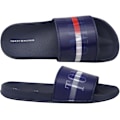 Pikkukuva 3 / 3: Rantakengät Tommy Hilfiger Holographic Pool Slide Valkoiset,Tummansininen,Punainen 40