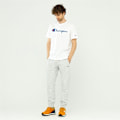 Miniatyrbillede 2 af 3: T-shirts Champion Reverse Weave Script Logo Crewneck Hvid 173 - 177 cm/S