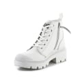 Miniatyrbillede 3 af 7: Sko Palladium Pallabase Leather White black M Hvid 39